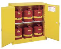 4HTU5 Flammable Safety Cabinet, 30 Gal., Yellow