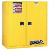 4HTZ3 Flammable Safety Cabinet, 115 Gal., Yellow