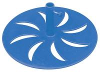 4HUW6 Outdoor Umbrella Base, Round, Blue