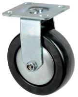 4HXP5 Rigid Plate Caster, 700 lb, 6 In Dia
