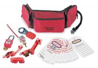 4HY64 Portable Lockout Kit, Filled, Electrical