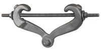 4HYR2 Beam Clamp, Rod Sz 7/8 In, Malleable Iron