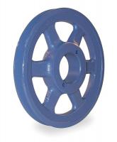 4HZ82 V-Belt Pulley, Spl Taper, 6.45 In OD, 1GRV