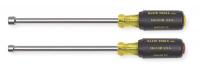 4JA39 Nut Driver Set, Hollow, 6 In, 2 Pc