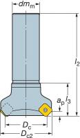 4JAZ4 Facemill Cutter, RA245-063R19-12H