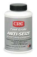 4JB57 Food Grade Anti-Seize, Brush Top, 8 oz