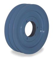 4JB94 V-Belt Pulley, QD, 7.35 In OD, 2 Groove