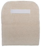 4JD55 Bakers Pad, White, Terry Cloth