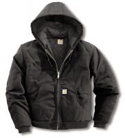 4JEN5 Hooded Jacket, Insulated, Black, 2XLT