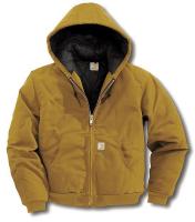 4JEN6 Hooded Jacket, Insulated, Brown, L