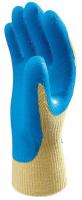 6NN74 Cut Resistant Gloves, Yellow/Blue, XL, PR