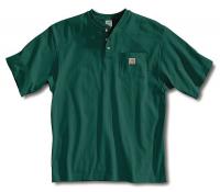 4JFG2 Short Sleeve Henley, Hunter Green, L