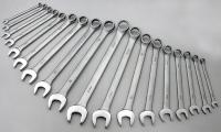 4JMA5 Combo Wrench Set, Antislip, 7-24mm, 18 Pc