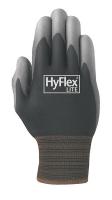 4JU94 Coated Gloves, XL, Black/Gray, PR