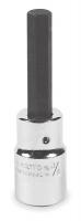 1AP07 Hex Bit Socket, 1/2 Drive, 1/2 In