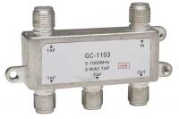 4JWT8 Cable Splitter, 3-Way, F-Type, 1GHz