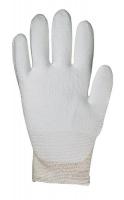 4JY48 Cut Resistant Gloves, White, L, PR