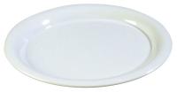 4KDC8 Dinner Plate, Round, White, PK 24