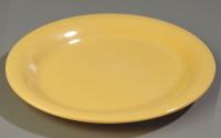 4KDE5 Dinner Plate, Round, Yellow, PK 48