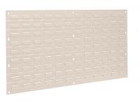 4KEP2 Louvered Panel, H 19 In, L 35 3/4 In, Beige