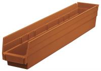 4KFD7 Rcycl Shelf Bin, W 6 5/8, D 23 5/8, Tercta