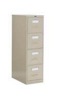 4KJ34 Cabinet, Vertical File, 52H, Putty