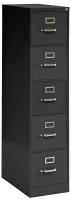 4KJ48 Cabinet, Vertical File, 64 1/4H, Black