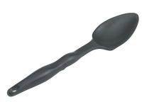 4KJR4 Solid High Heat Spoon, Black
