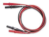 4KK37 Test Leads, 48 In. L, Black/Red