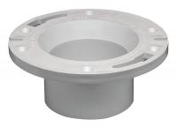 4KMN9 Toilet Flange, Floor, Without Test Cap