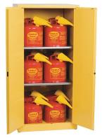 4KPW9 Flammable Safety Cabinet, 60 Gal., Yellow