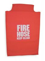 4KR27 Fire Hose Cover, 32 In.L, 22 In.W, Red