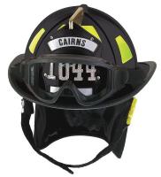 4KRG1 Fire Helmet, Black, Traditional