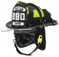 4KRG5 Fire Helmet, Black, Traditional