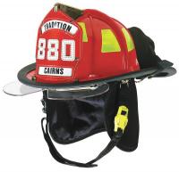 4KRG6 Fire Helmet, Red, Traditional