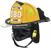 4KRG8 Fire Helmet, Yellow, Traditional