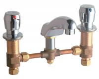 4KTK8 Lavatory Faucet, Metering, Push, 2.2GPM