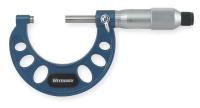 4KU91 Micrometer, 1-2 In, 0.001, Friction