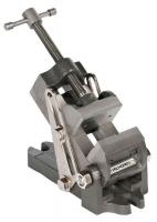 4KXE2 Angle Vise, Swivel, 2  7/16 In W, 2.5 In D
