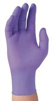 4KYU8 Disposable Gloves, Nitrile, M, Purple, PK100