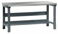 4KZE1 Workbench, 96Wx30Dx30-1/2 to 34-1/2In H