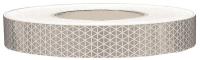 4LGL9 Reflective Tape, W 1 In, White