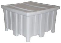 4LMC5 Stacking and Nesting Container, HD, White
