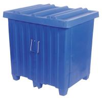 4LMC9 Stacking and Nesting Container, HD, Blue