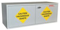 4LNA9 Haz Waste Cabinet, 16X1 Gal. Bottles, Gray