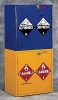 4LNC3 Corrosive Safety Cabinet, 32-5/8 In. H