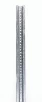 4LNK2 Sign Post, 8 ft. L, 1-7/8 In. D, Galvanized