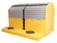 4LNR8 IBC Contaimnet Unit, 79 In. H, 126 In. L