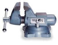 4LT64 Vise, Heavy Duty, 6 1/2 In, 6 1/2 In Open