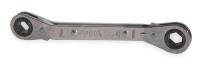 4LT84 Ratcheting Box Wrench, 12x14mm, Double End